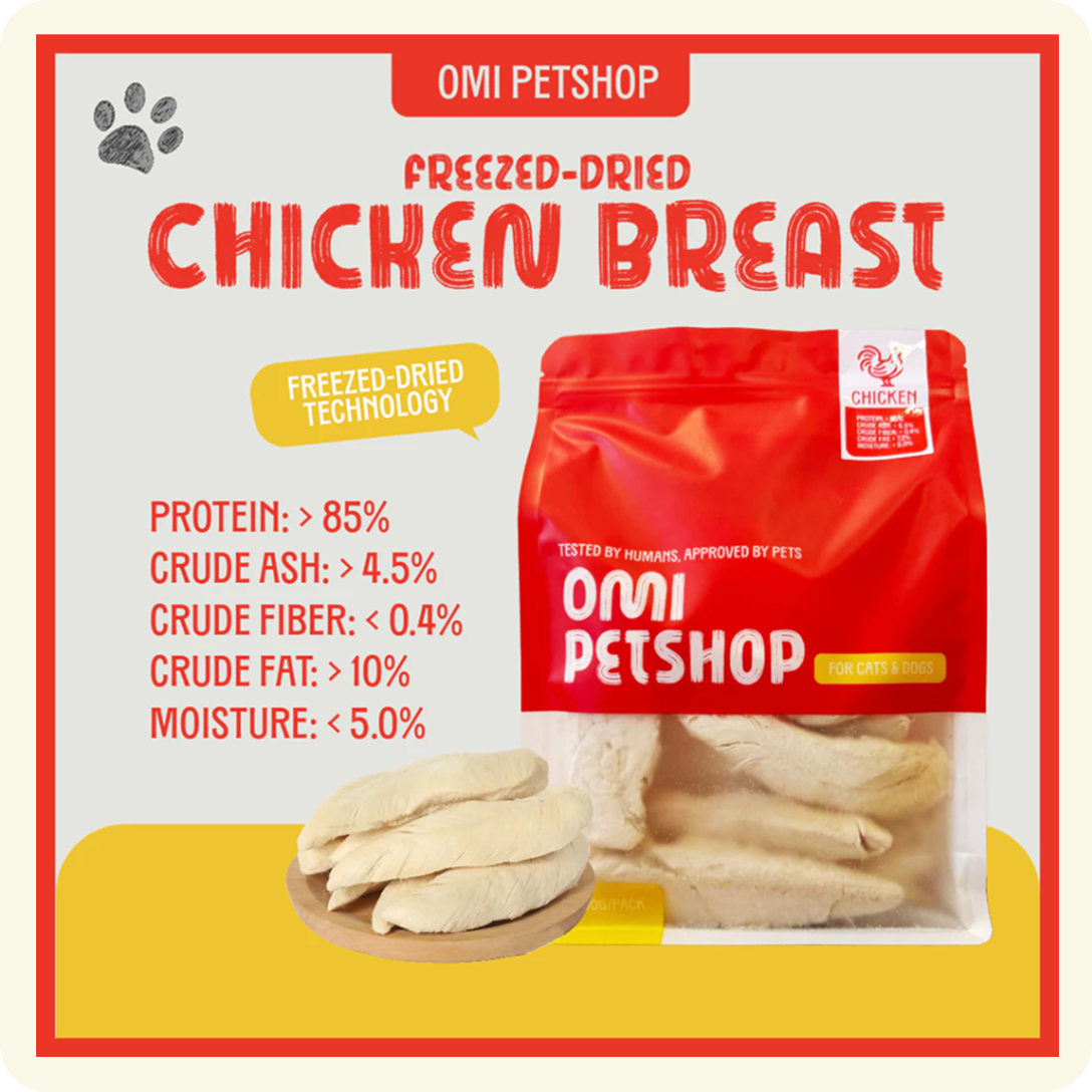 Freezed-Dried Chicken Breast