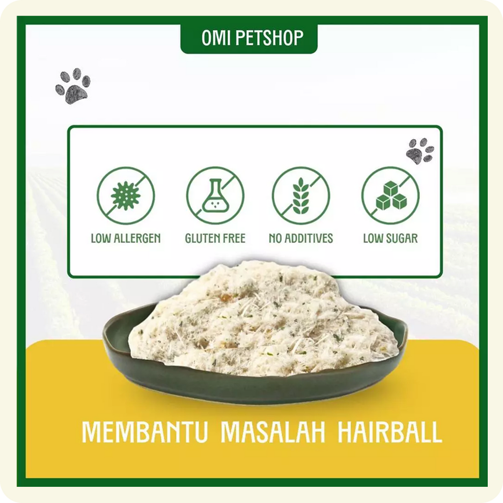 Kibble Topper Chicken & Cat Grass