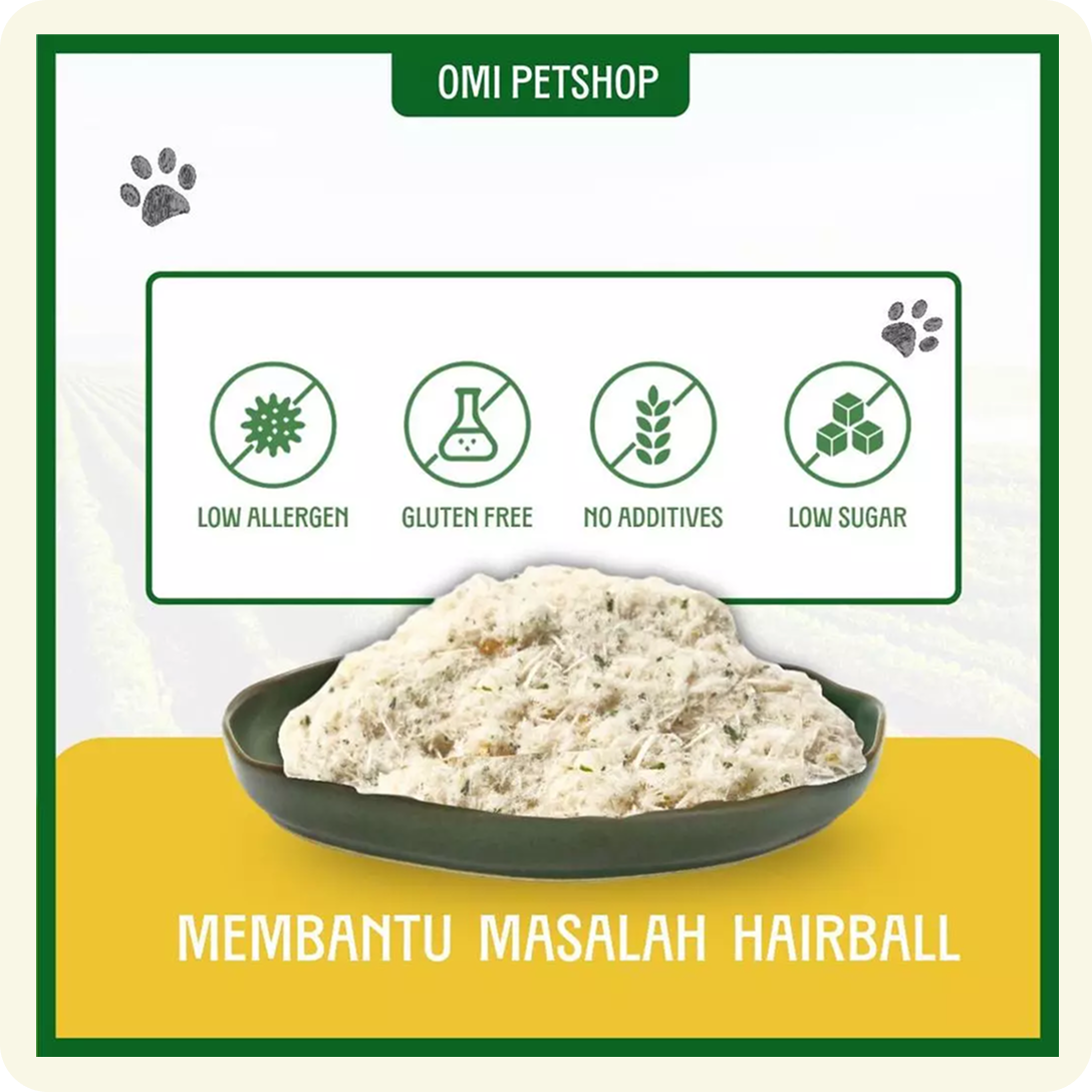 Kibble Topper Chicken & Cat Grass