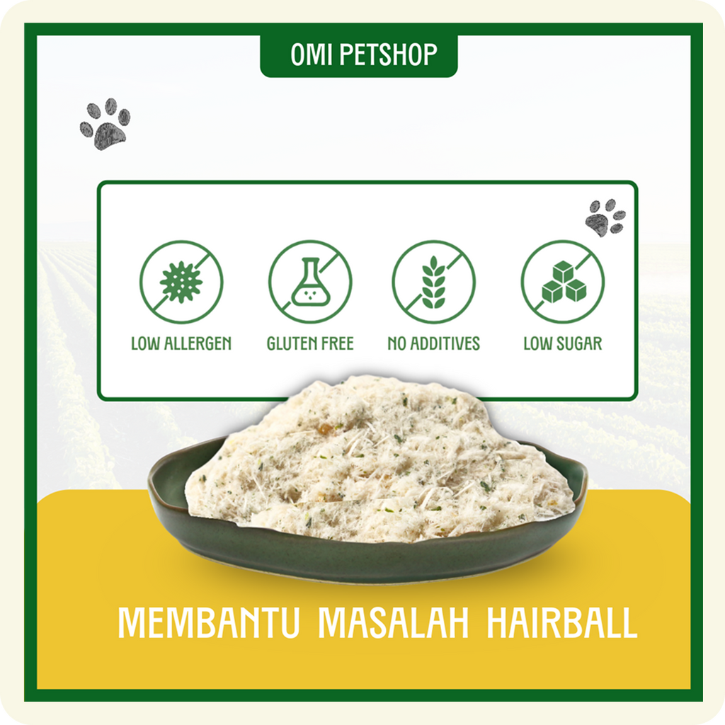 Kibble Topper Jumbo Pack Chicken & Cat Grass