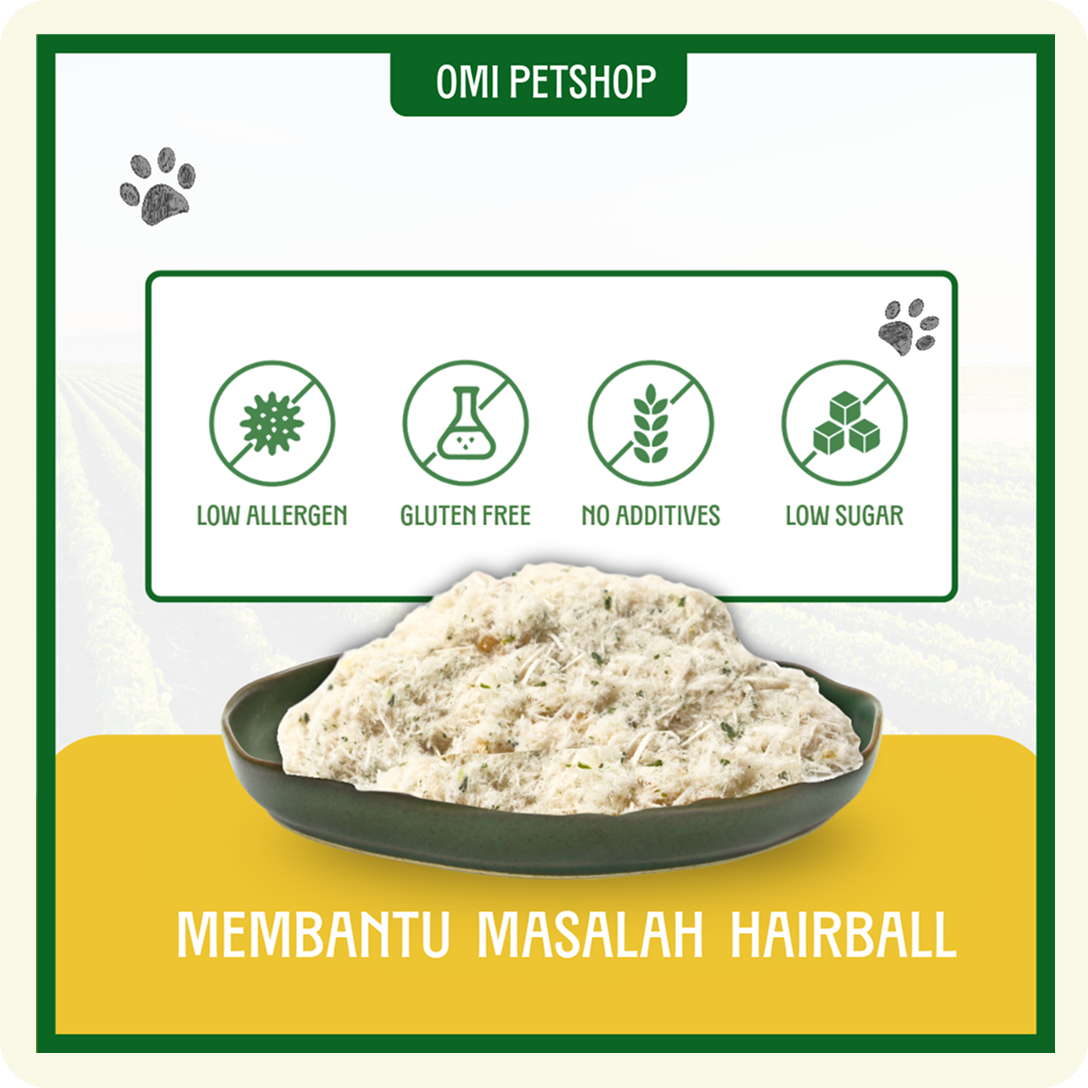 Kibble Topper Jumbo Pack Chicken & Cat Grass