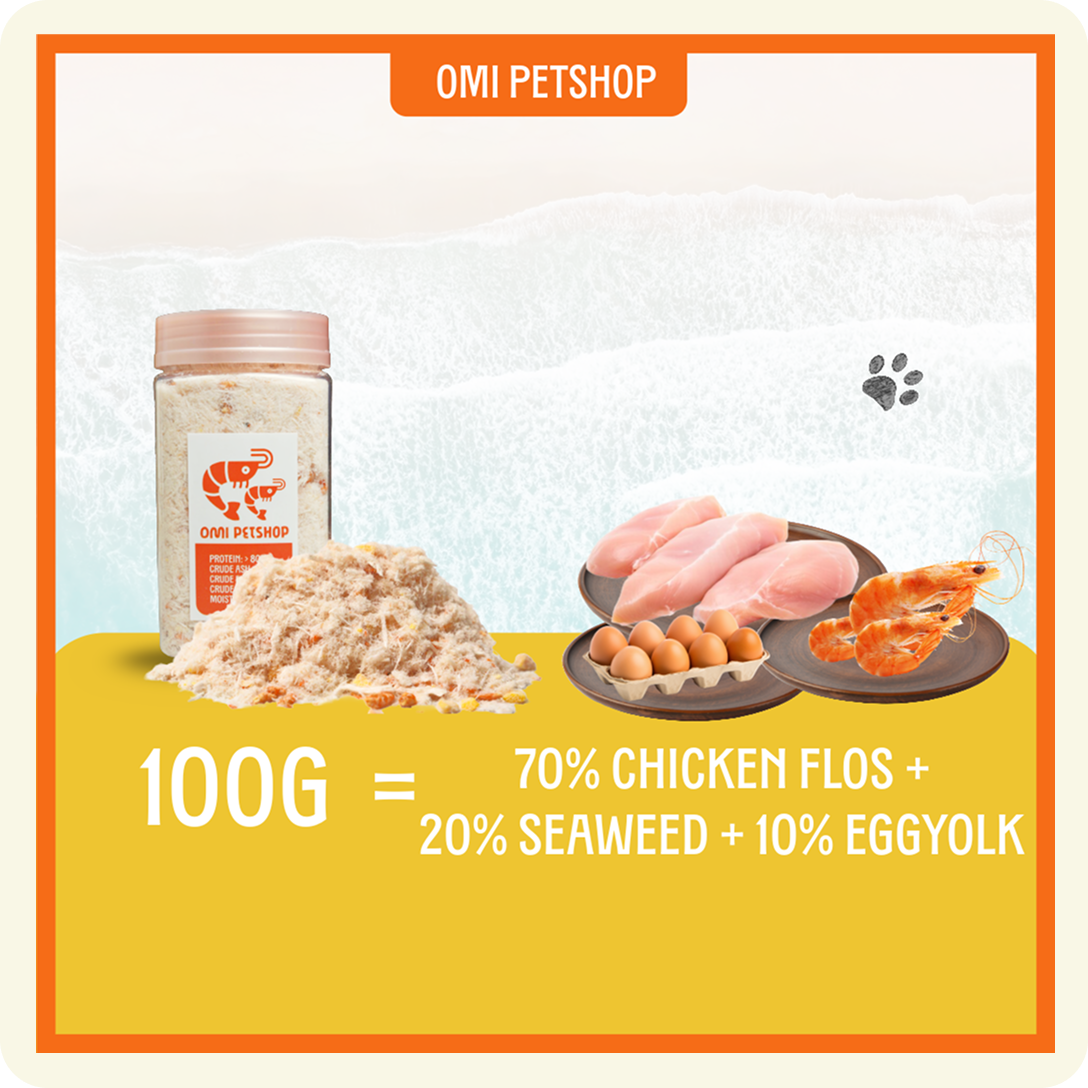 Kibble Topper Jumbo Pack Chicken & Omega Prawn