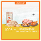Kibble Topper Chicken & Omega Prawn